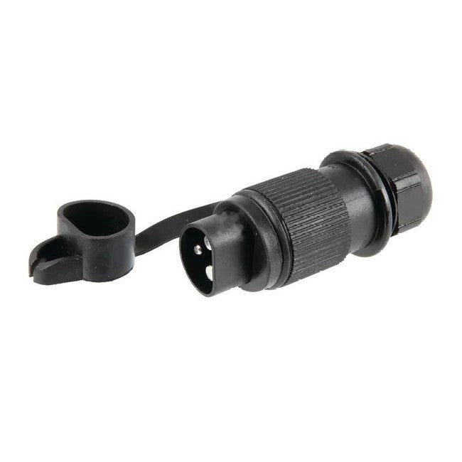 Fișă electrică 3 pin 6-24V pentru tractoare - stecher universal pentru conectarea echipamentelor agricole