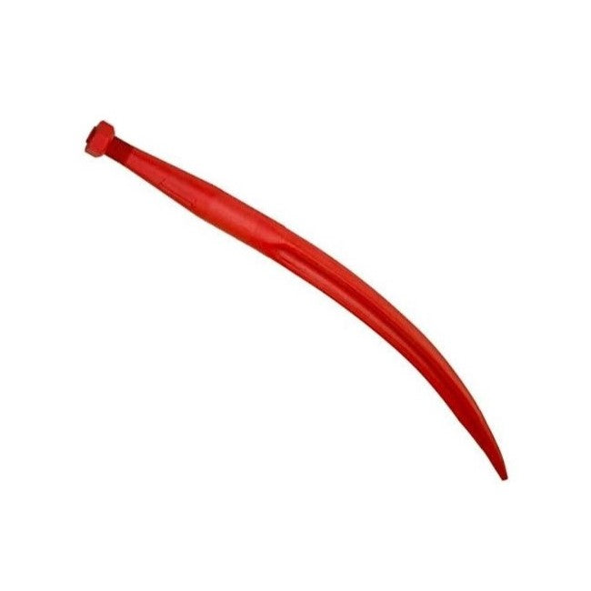 Tepusa curbata furca baloti 660mm profil T dublu rosu