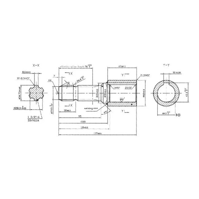 Adaptor cardan reducție Z21 Z6 specificații tehnice prelungitor