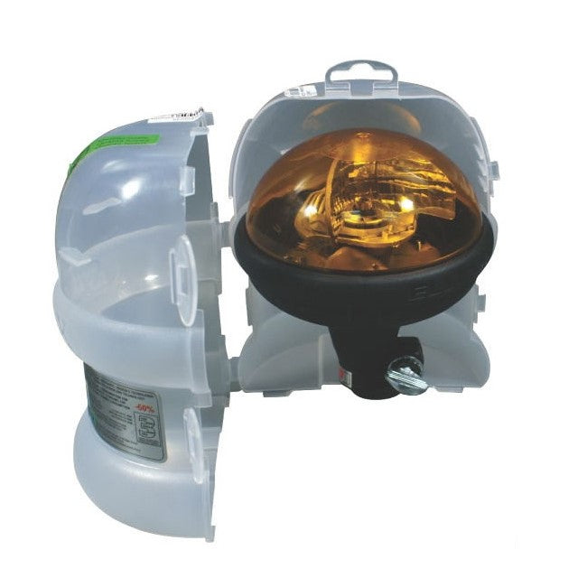 Girofar halogen 21W pentru tractoare - vedere laterala