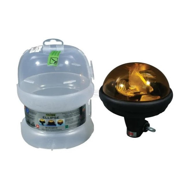 Girofar halogen rotativ 12V-24V - detaliu montare