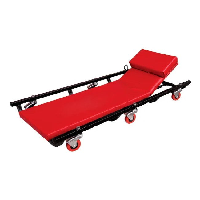 Pat mobil service auto cu tetieră profesional capacitate 90kg cadru metalic ranforsat
