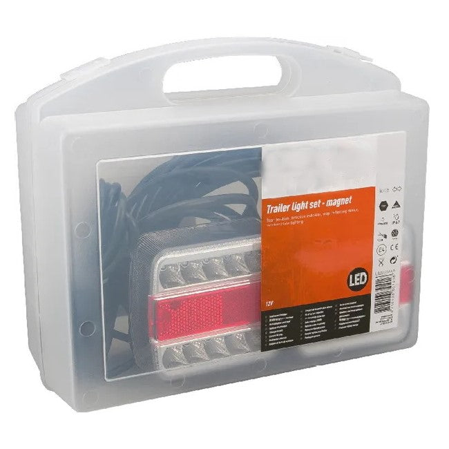 Utilizare set lampi magnetice LED 12V vehicule standard remorci