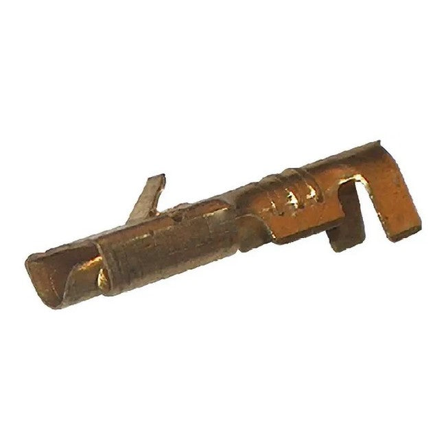 Papuci electric mamă 6,4x0,8mm bucșă ștecăr plat conector lamelar alb
