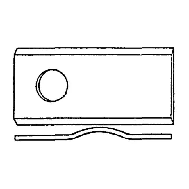Cuțit coasă ondulată profil lateral design ondulat tăiere eficientă