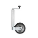 Cric de roată fix 1860891 pentru remorcă, capacitate 500 kg, tub 60 mm, roată cauciuc 225x80 mm