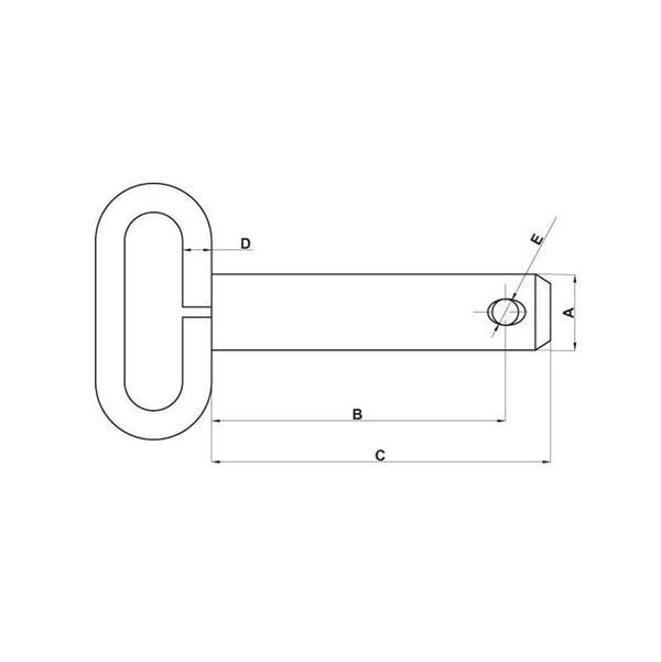 Sistem de cuplare robust diametru 25mm cu mecanism de siguranță pentru tractoare