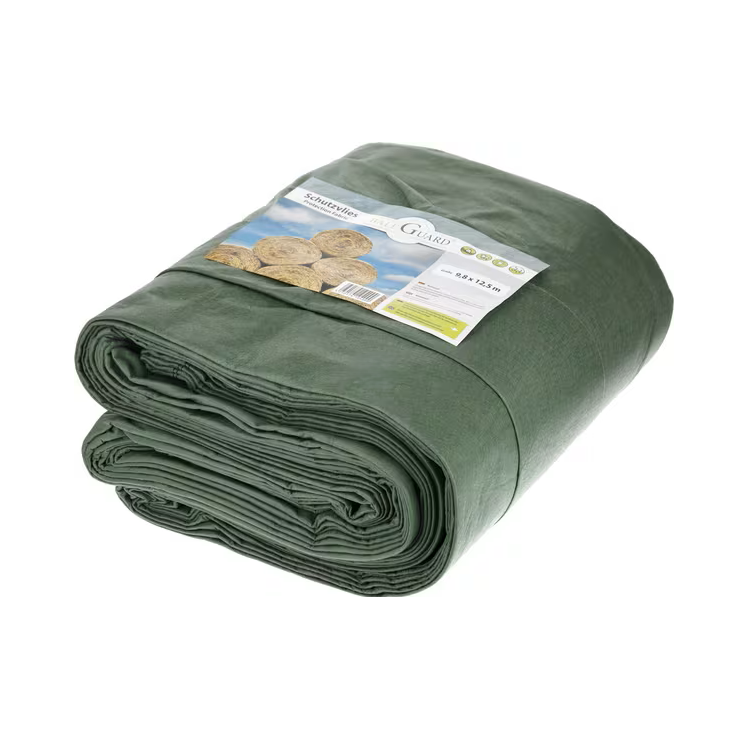 Pânză verde de acoperire BaleGuard®, 9,8×12,5 m, pliată, cu etichetă, cod 26098125