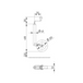 Desen tehnic roată de sprijin KNOTT TK48 48mm, cursă 220mm, lungime totală 630mm