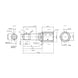 Adaptor cardan extensie Ø30 Z6 specificații tehnice diametru exterior 50mm