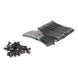 Brazdar cultivator reversibil curbat 195x40x6mm cu șurub piese agricole