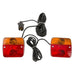 Set lampi montabile halogen 12V profesional cablu 7.5m remorci utilaje