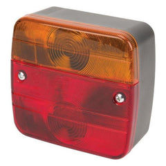 Lampă Spate Pătrată Halogen 100x50x95mm - Robustă și Economică pentru Remorci și Camioane