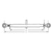 Tirant central 400mm M24 categoria 1/1 detaliu filet metric sistem fus fus