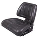 Scaun tractor economic PVC negru - vedere frontala  TS15500KR