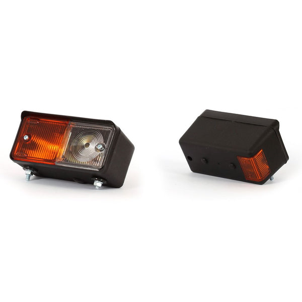 Lampă semnalizator față dreapta 12-24V cu 2 funcții semnalizare și lampă poziție