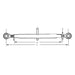 Tirant central 180mm categoria 1/1 detaliu filet UNC sistem fus fus