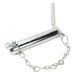 Bolt cu maner și lanț 28x123mm bulon tirant central manivela
