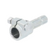 Reducție cardanică tată-mamă 1-3/8 Z6 - 1-3/4 Z20 cu șurub oțel S355 175mm vedere laterală 6710166KR