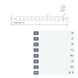 Bară tracțiune categoria 2 960mm - desen tehnic cu dimensiuni (920mm lungime totală, diametru bolț 28,3mm, 9 orificii)