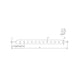 Desen tehnic bară de tracțiune 960mm - cote A, B, C, D, E, F, G, H, I - categoria 2 