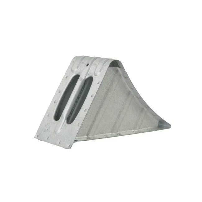 Papuc de blocare G 36 zincat Schneider profil triunghiular lateral pentru blocarea roților utilaje