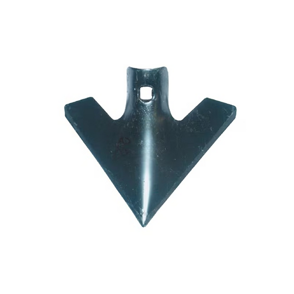 Brăzdar tip labă de gâscă 175x175x4mm curbat universal pentru utilaje agricole și cultivatoare