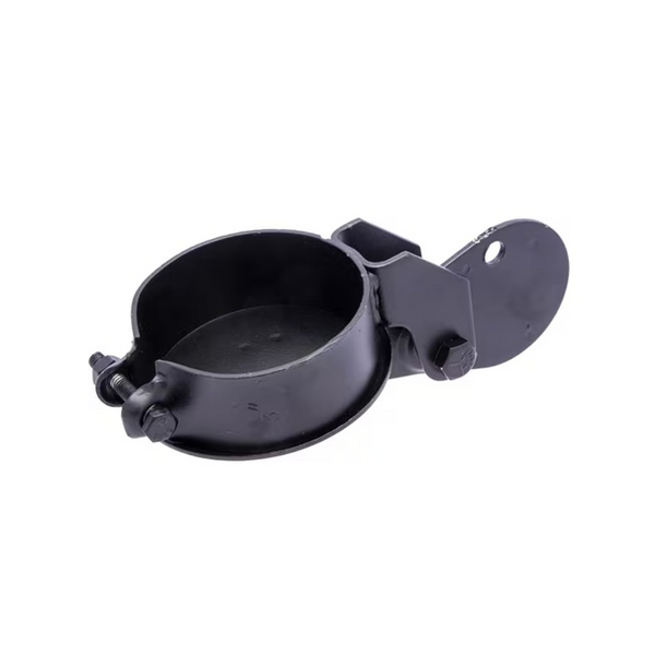 Clapetă evacuare industrială cu acoperire powder coating - detaliu sistem de prindere