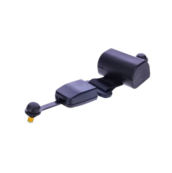 Centură de siguranță retractabilă neagră 2 puncte complet asamblată cu retractor automat ALR