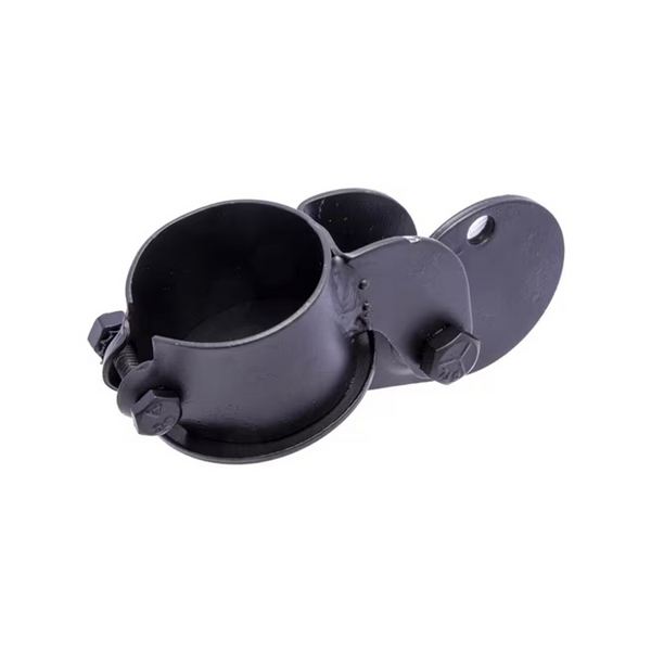 Clapetă evacuare industrială 44,5mm cu acoperire powder coating - detaliu sistem de prindere