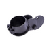 Clapetă evacuare industrială 44,5mm cu acoperire powder coating - detaliu sistem de prindere