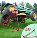 Cric ridicător tractor tuns iarba 400kg în utilizare - înclinare 45 grade pentru întreținere