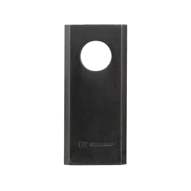 Lamă cositoare stânga/dreapta 90x40x3mm orificiu 19mm - vedere frontală