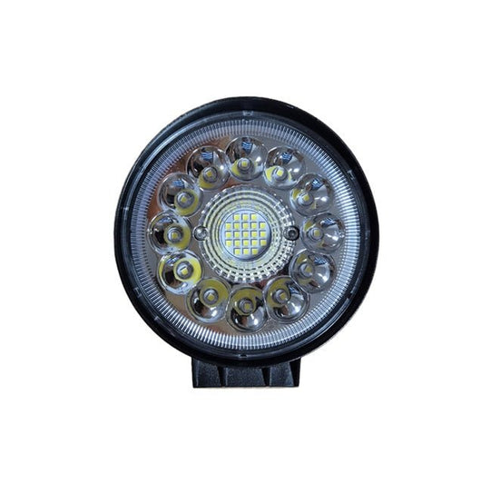 Proiector LED rotund 2500 lumeni cu fază lungă și scurtă pentru tractoare, 33 LED, IP67