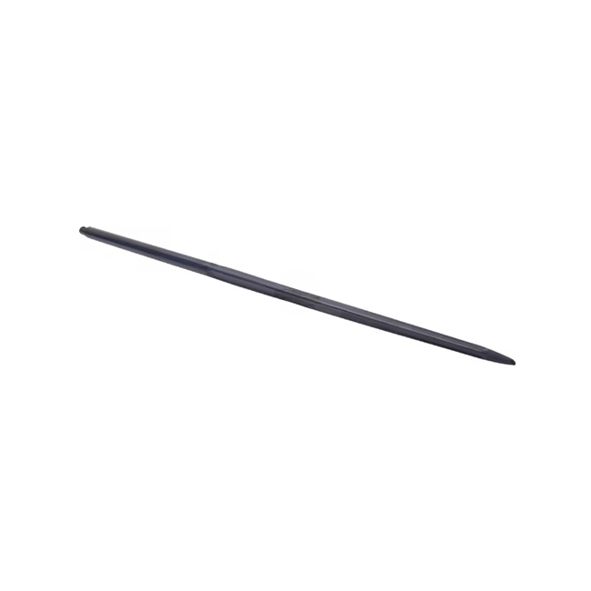 Dinte încărcător drept 35x1200mm profil stea vârf ascuțit bolt elastic 11,5mm negru