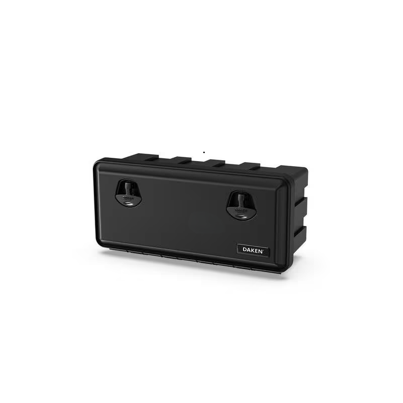 Ladă de scule neagră Daken 750x350x300mm polipropilenă 48L pentru remorcă