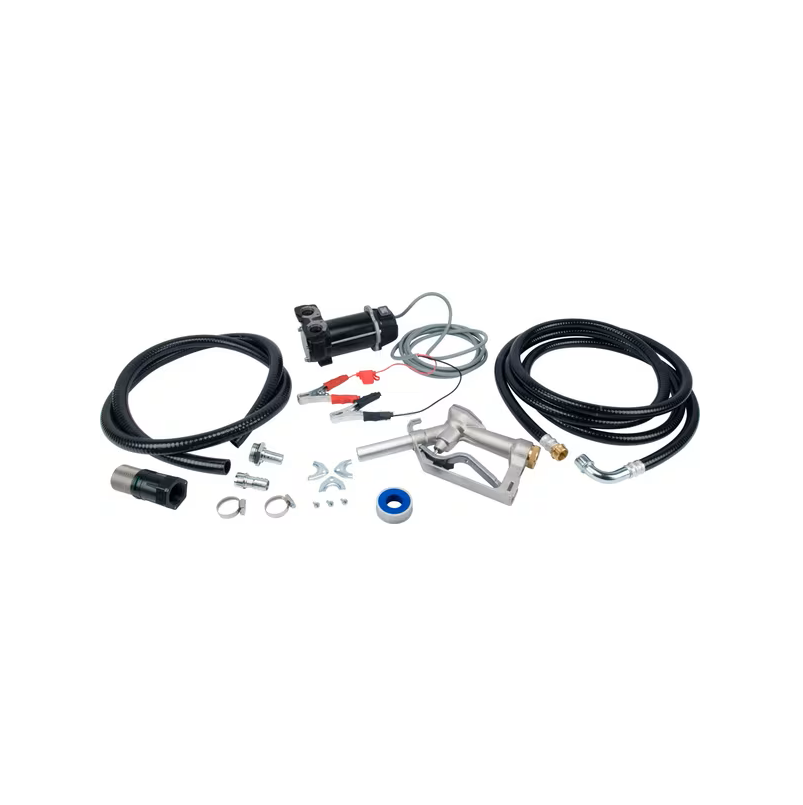 Kit pompă motorină Piusi 12V 45 l/min - pompă, furtunuri, pistol alimentare și accesorii