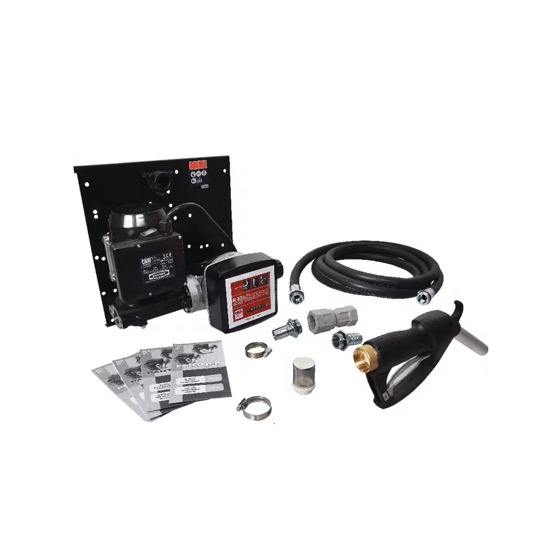 Pompă combustibil cu debitmetru 0-230V, 56 l/min, diesel