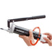 Pistol de gresat Groz 42794 sistem spin-on cartuș vacuum 413 bar extensie oțel 150mm