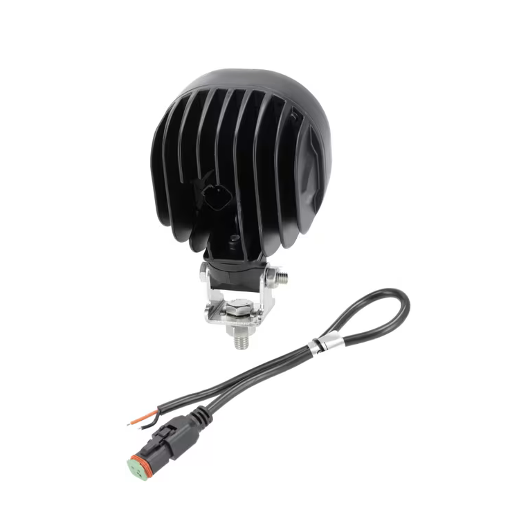 Lampă LED LA10557 văzută din spate, cu suport de montare și cablu de conectare