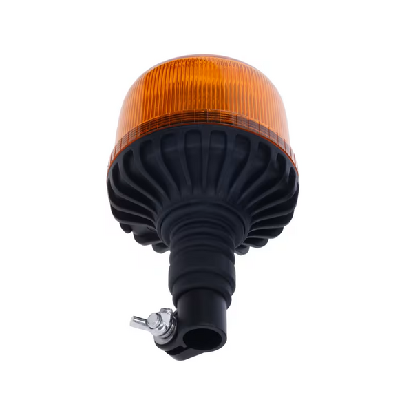 Girofar LED 20W chihlimbar vedere de jos suport flexibil DIN IP66
