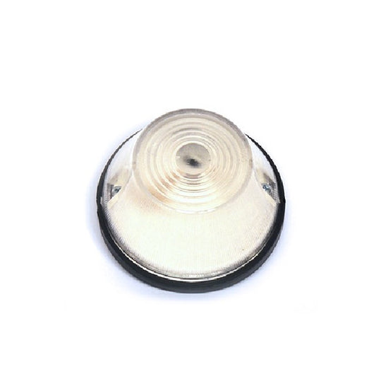 Detaliu lampă auto rotundă albă 91mm cu protecție rezistentă la apă