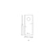 Desen tehnic lamă cositoare dreapta forma 8R 115x48x4mm orificiu rotund 19mm Claas