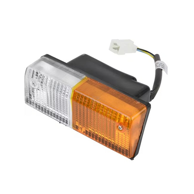 Lampă față stângă Fiat 12V halogen pentru tractoare vedere frontală