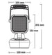 Detaliu lampă LED magnetică basculantă 150 grade cu protecție IP65