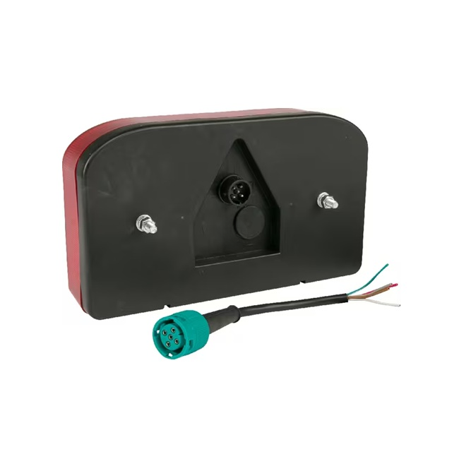 Mufă bainetă 5 pini lampă spate 12-24V cu cablu de conectare
