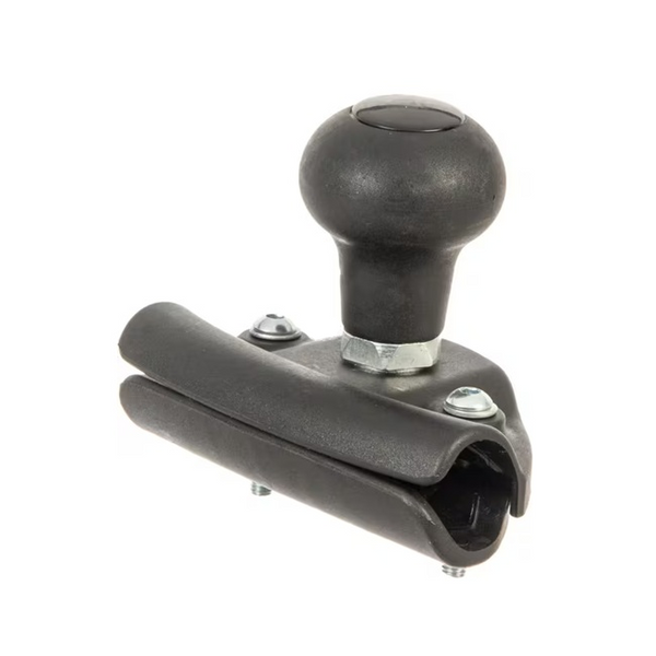 Mâner volan universal negru 46,5mm cu placă din plastic pentru tractoare și utilaje agricole