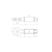 Inel tractare rotativ 2 tone XAB Trade diametru 32mm sistem rotativ 360° pentru utilaje agricole și vehicule comerciale