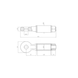 Inel tractare rotativ 2 tone XAB Trade diametru 32mm sistem rotativ 360° pentru utilaje agricole și vehicule comerciale