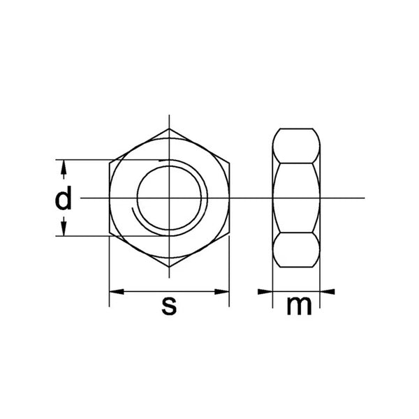 Desen tehnic piuliță hexagonală M12x1.75 DIN934 cu dimensiuni și specificații detaliate